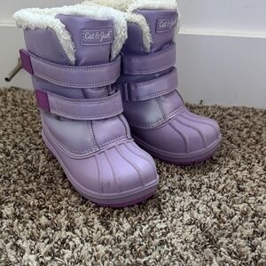 Cat & Jack Lavender Snow Boots